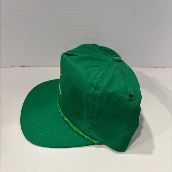 Vtg Ducks Unlimited Embroidered Green Cap Hat Adjustable Rope Accent - Picture 2 of 7